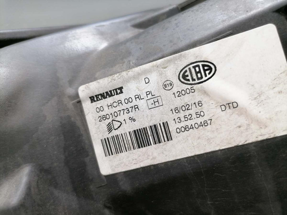 Dacia Sandero 2 original Scheinwerfer vorn rechts Halogen Halter oben abgebrochen Bj.2016